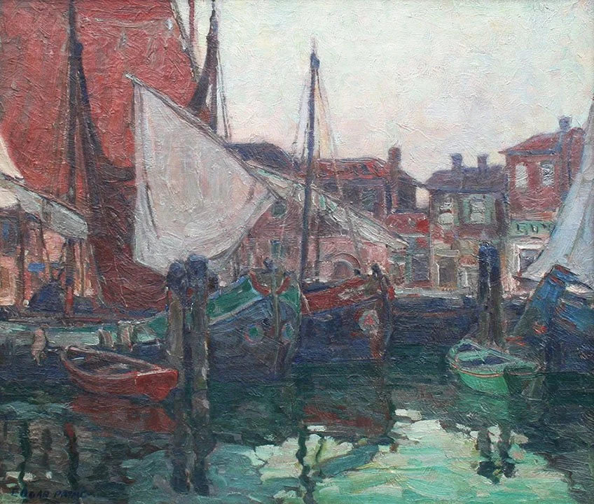 Italian Cargo Boats at Rest