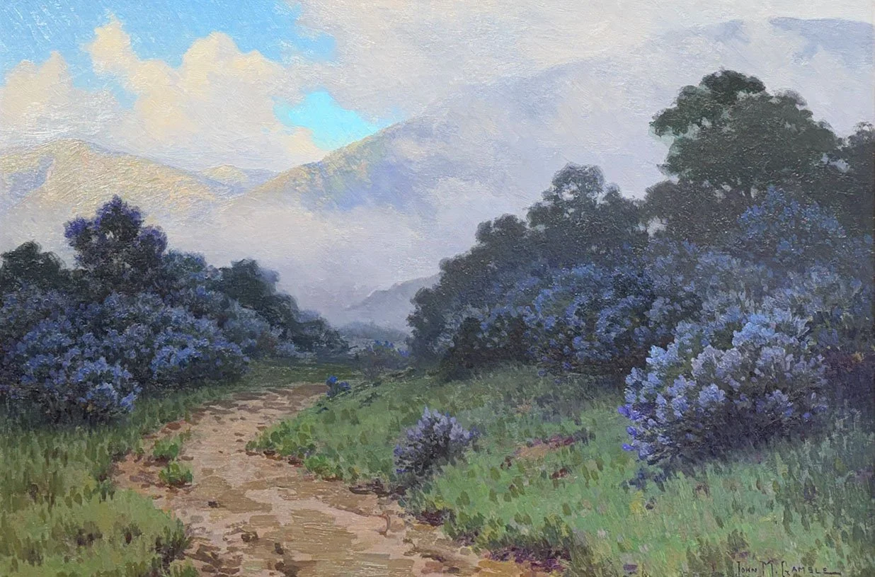 Santa Barbara Landscape with Heliotrope