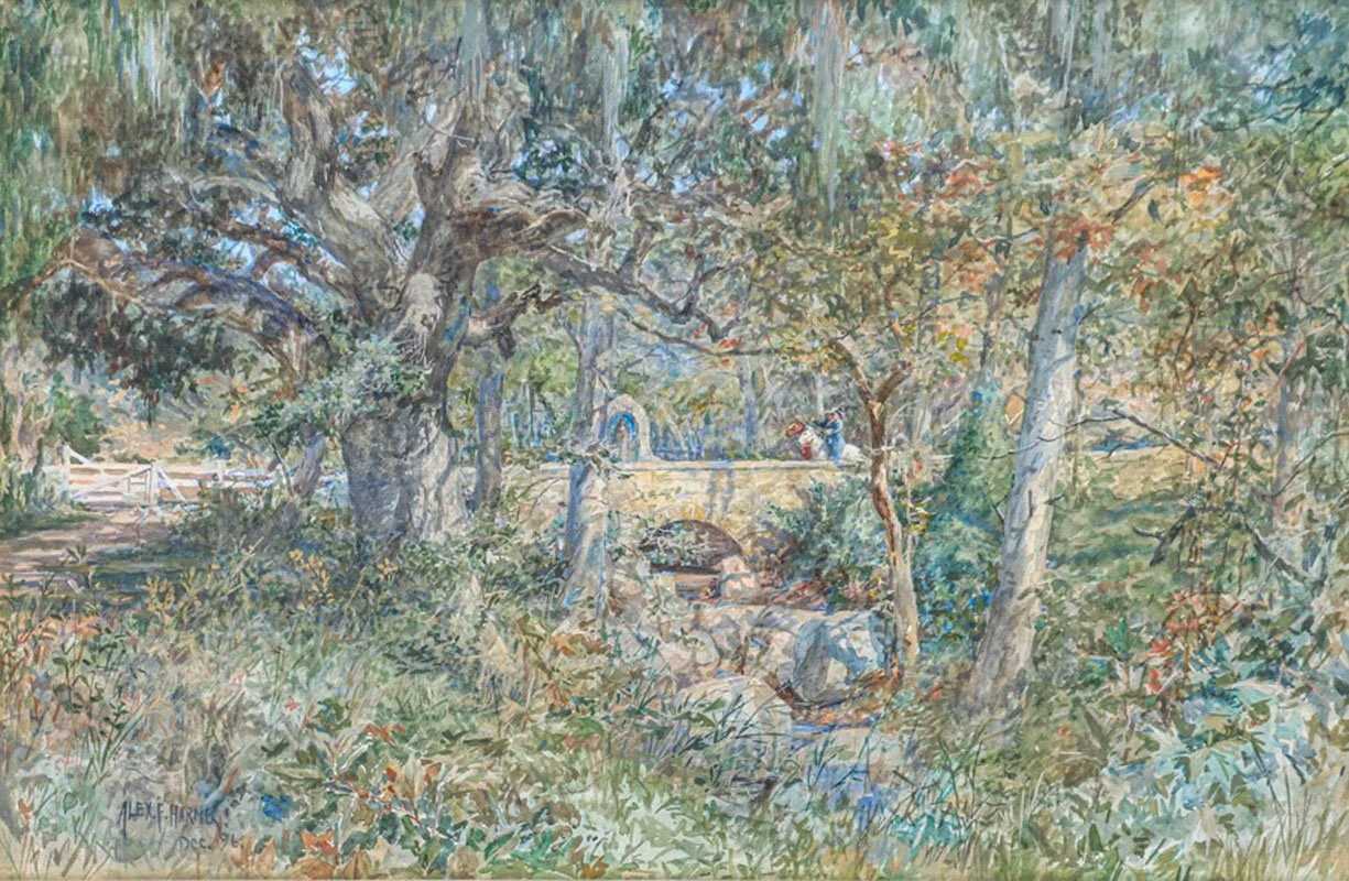 Mission Creek Bridge, Santa Barbara (December 1896)