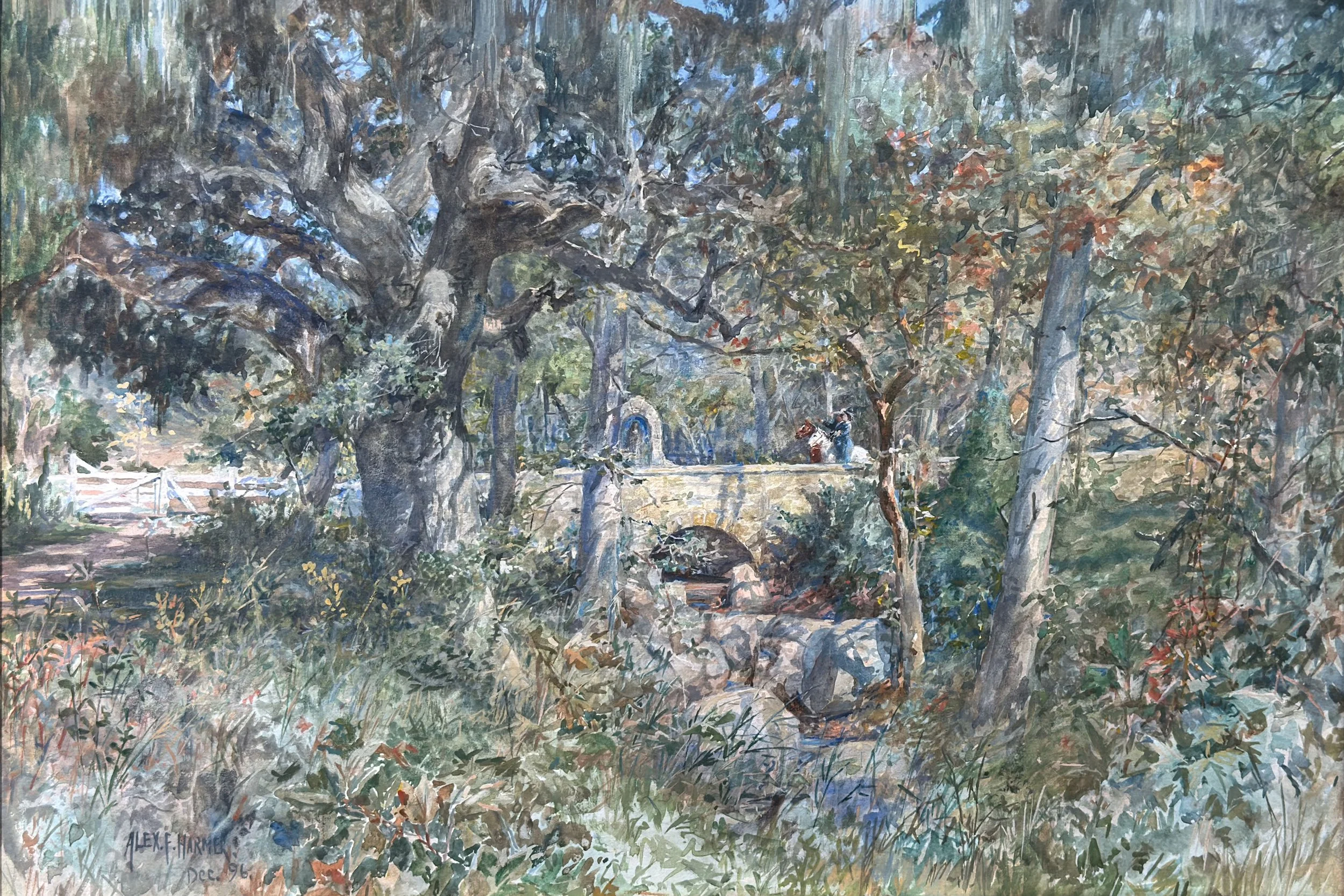 Mission Creek Bridge, Santa Barbara (December 1896)