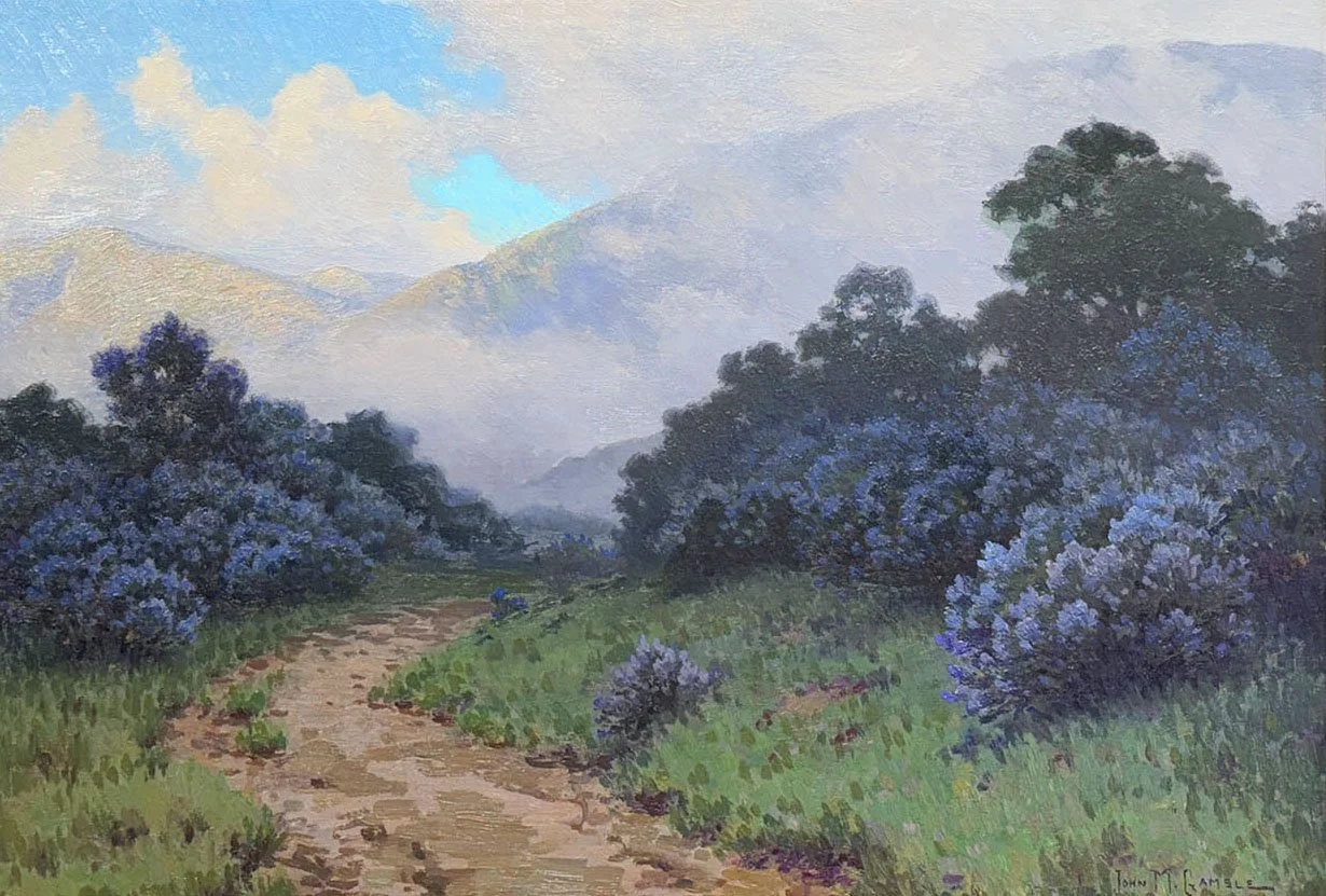 Santa Barbara Landscape with California Lilacs