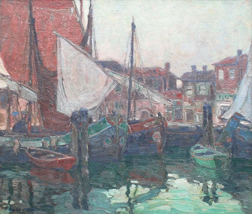Italian Cargo Boats at Rest