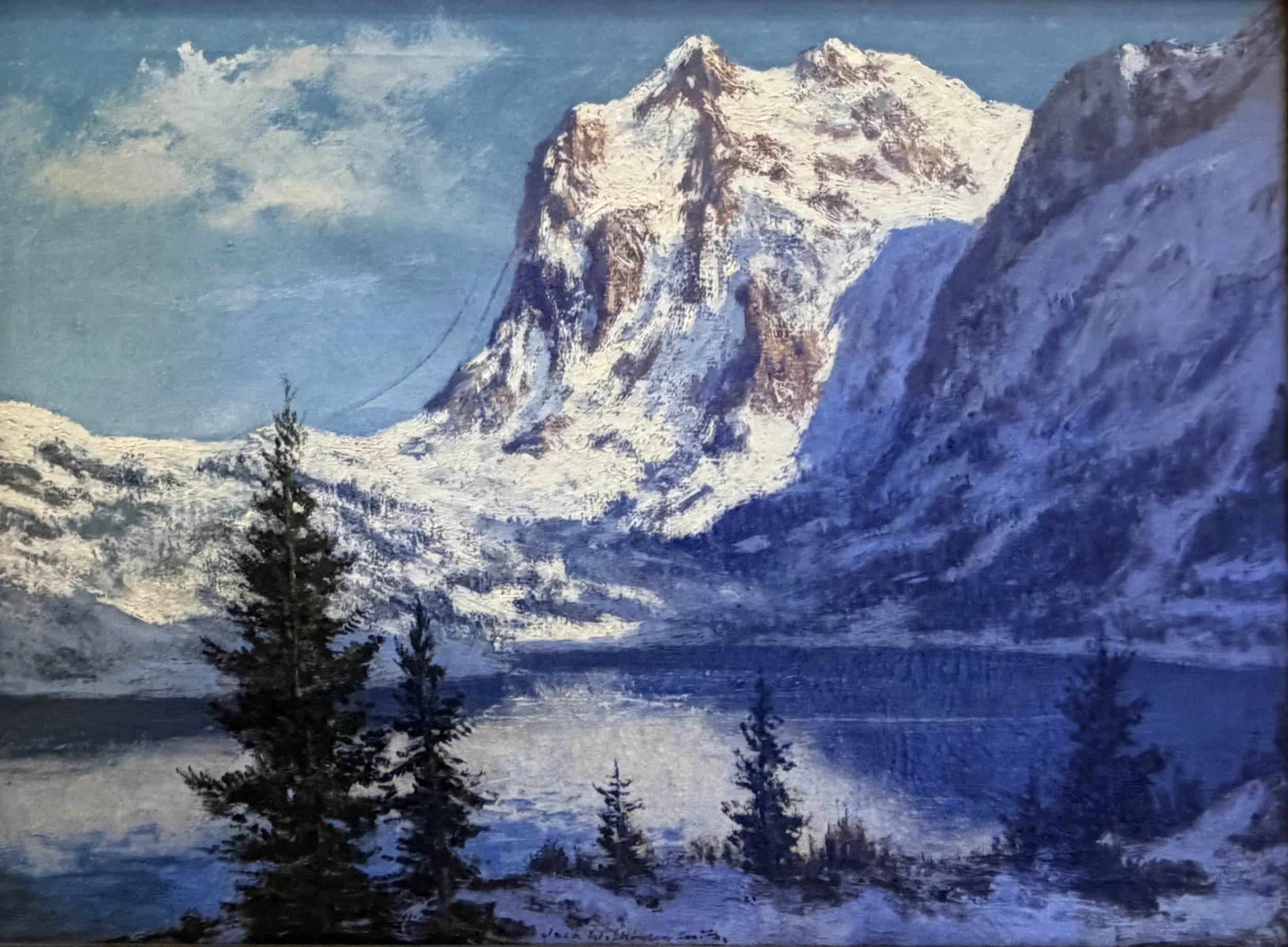 Snowy Mountain Landscape
