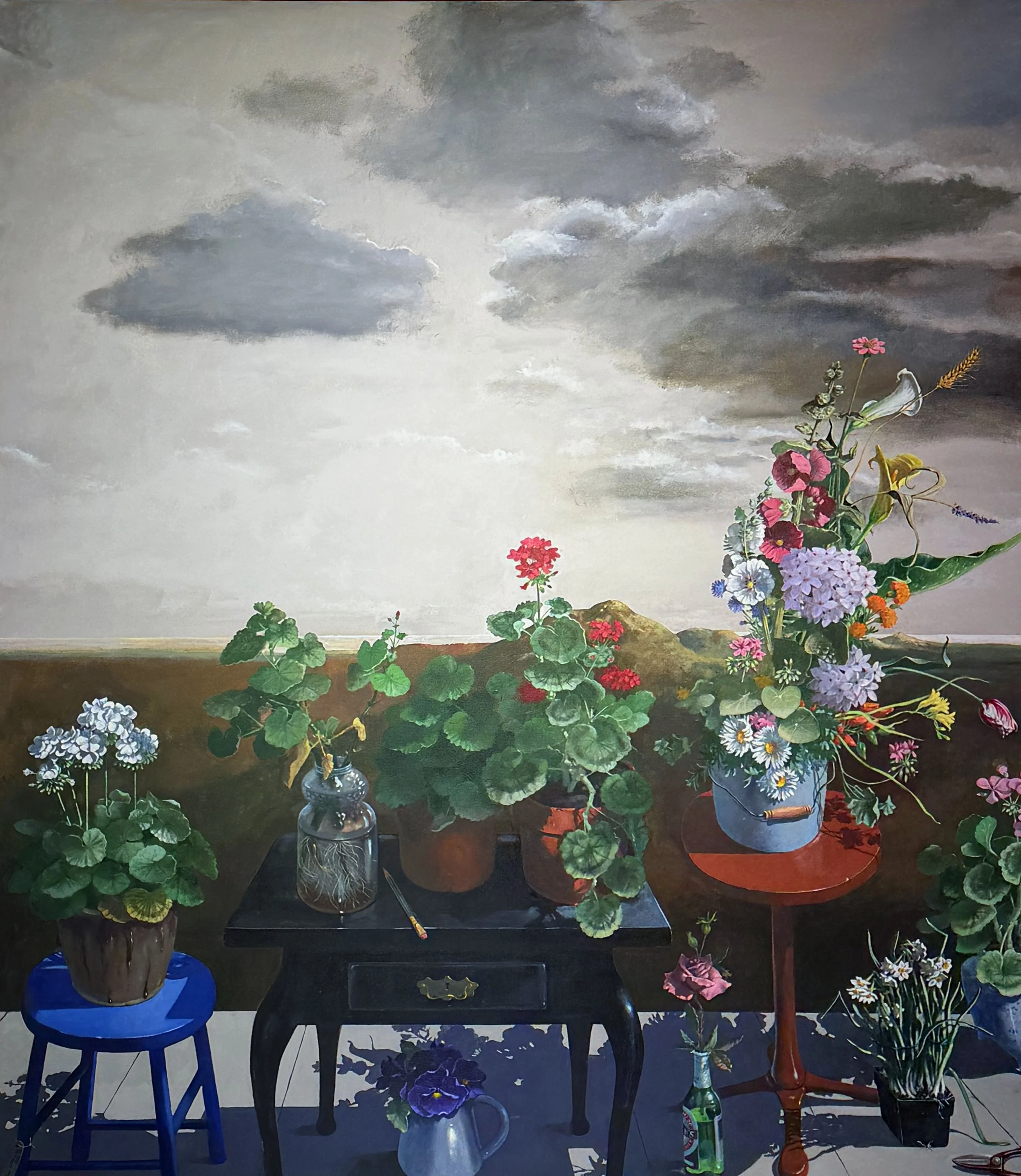 Flowers with a View to the West