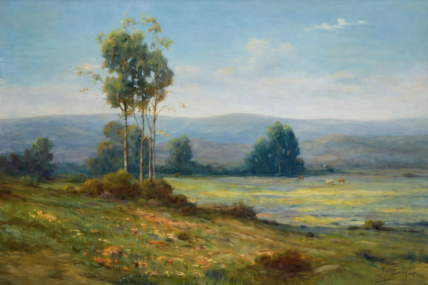 Espoy - Cows Grazing in a Wildflower Landscape 20x30 9466 Frameless (2).jpg