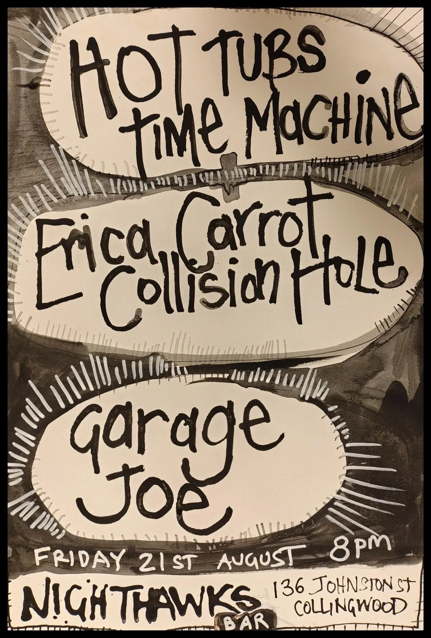 Hot Tubs Time Machine with Erica Carrot Collision Hole and garage Joe
