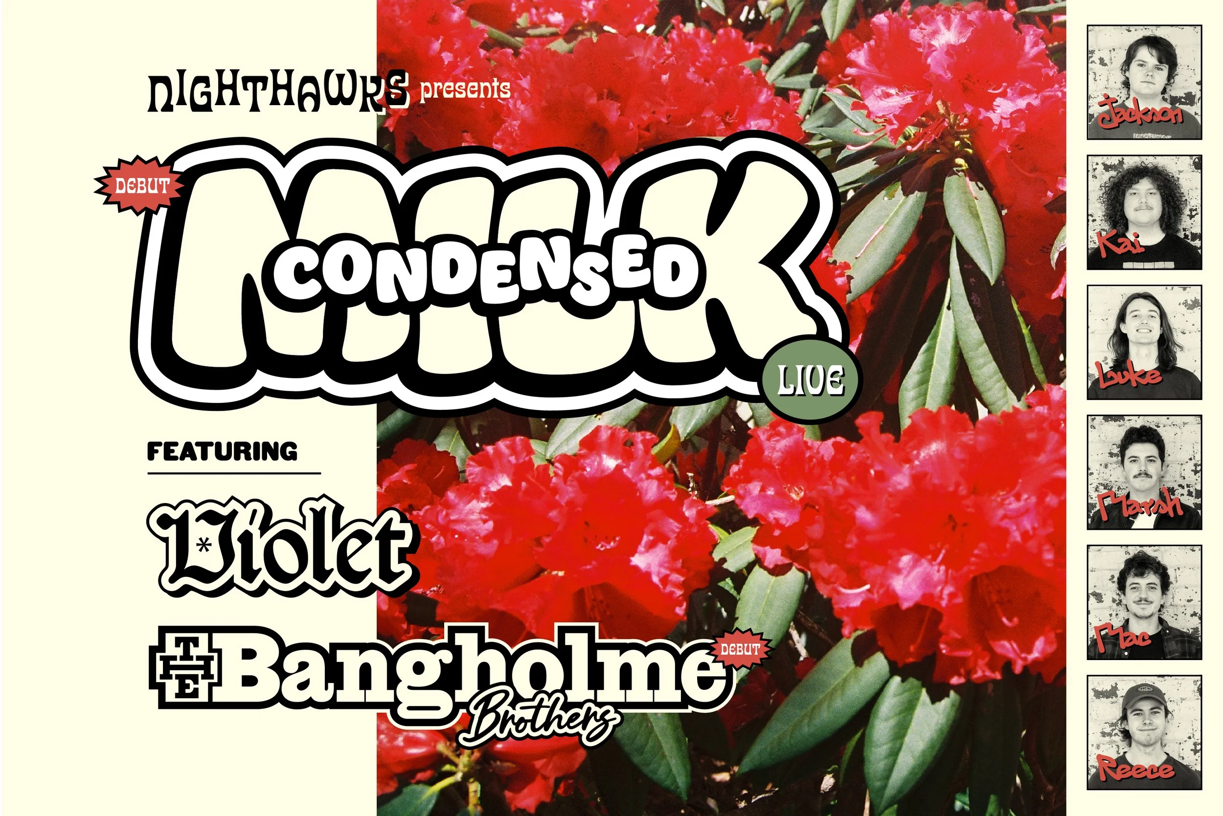 Condensed Milk Live! w/ Violet & The Bangholme Brothers