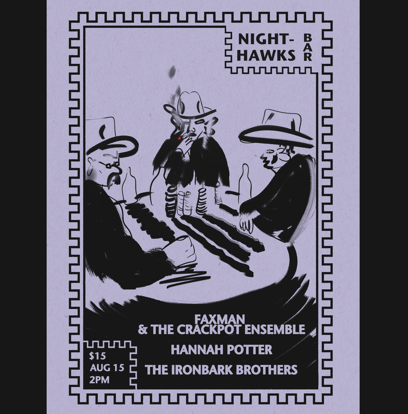 Faxman and The Crackpot Ensemble with Hannah Potter and The Ironbark Brothers
