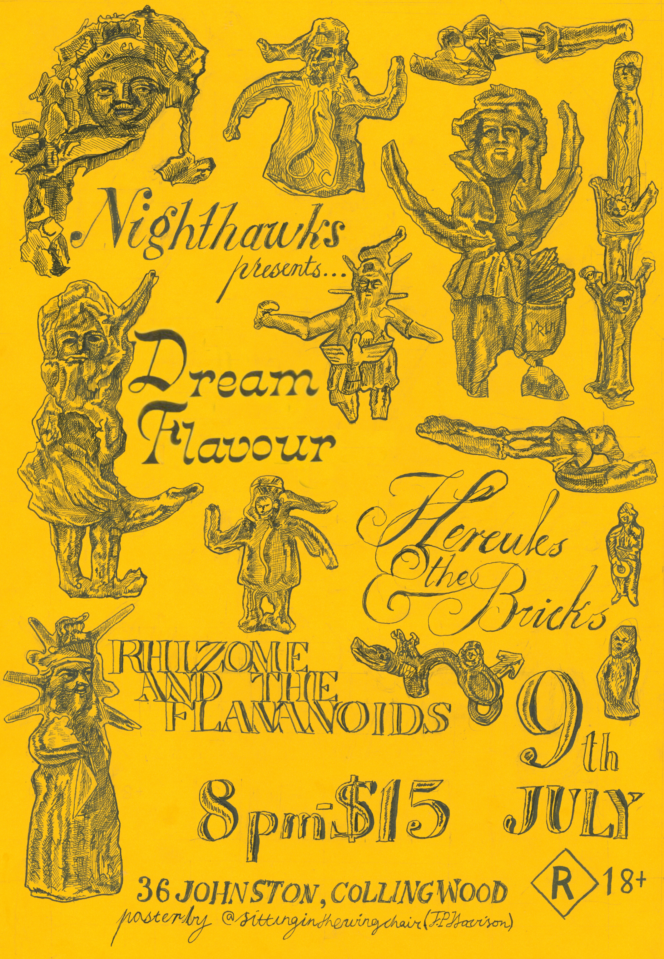 Hercules and The Bricks with Rhizome and The Flavonoids and Dream Flavour