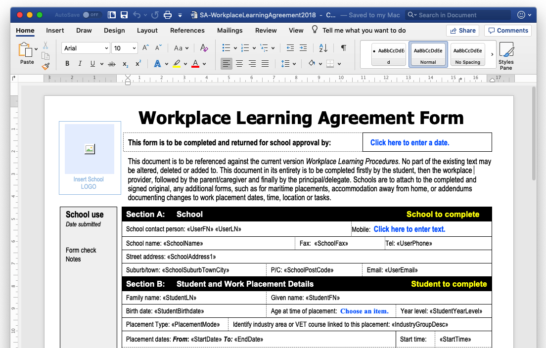 SA-WorkplaceLearningAgreement2018 - Compatibility Mode.png