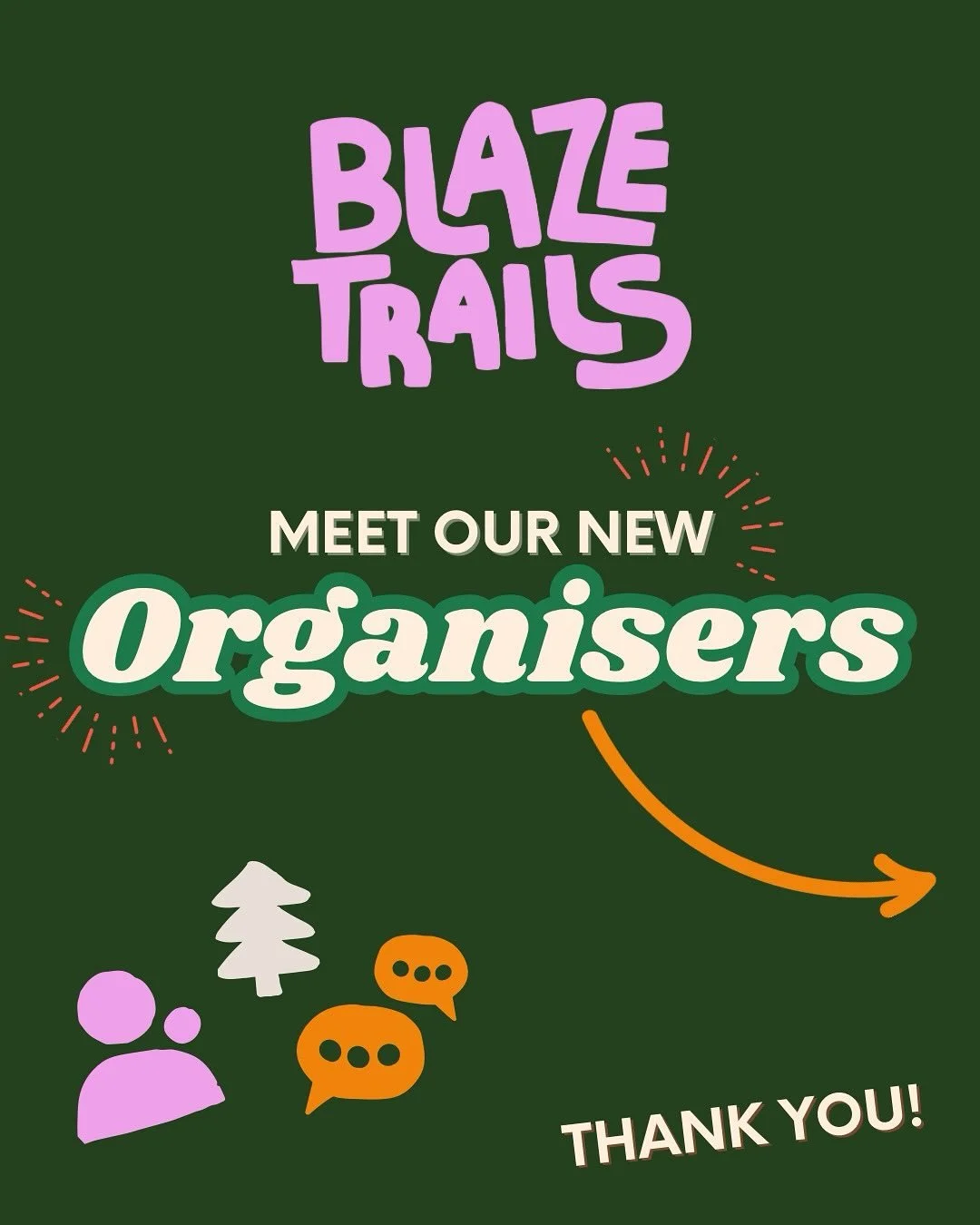 At @blaze.trails we have the most amazing network of volunteer Organisers across the country. Without them, walks wouldn&rsquo;t be hosted &amp; Blaze simply wouldn&rsquo;t be what it is today 😍

We&rsquo;re thrilled to be taking on so many new volu