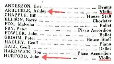 John’s 1951 - “The Fleet’s In” - WA Counry tour with Ashley Arbuckle - program extract.