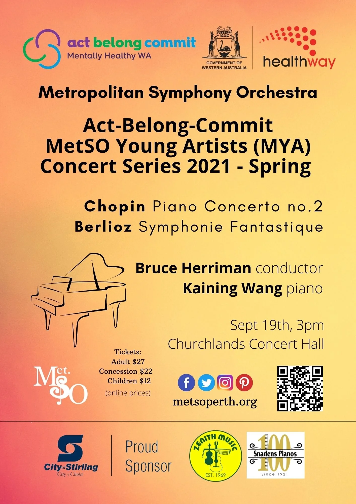 MetSO Spring Concert Flyer 2021