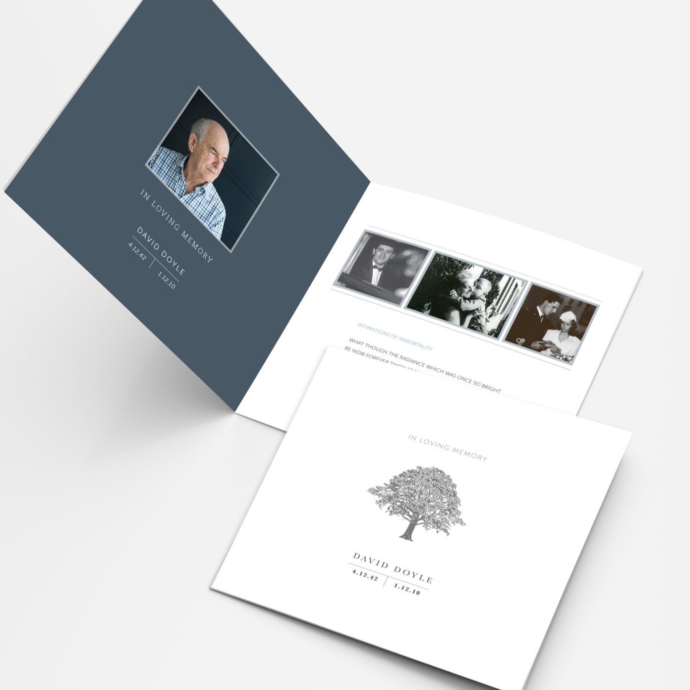 Memorial Card | Remembrance Card | Tree Design | Image 3 | Remember Me Cards | Buy Online Ireland