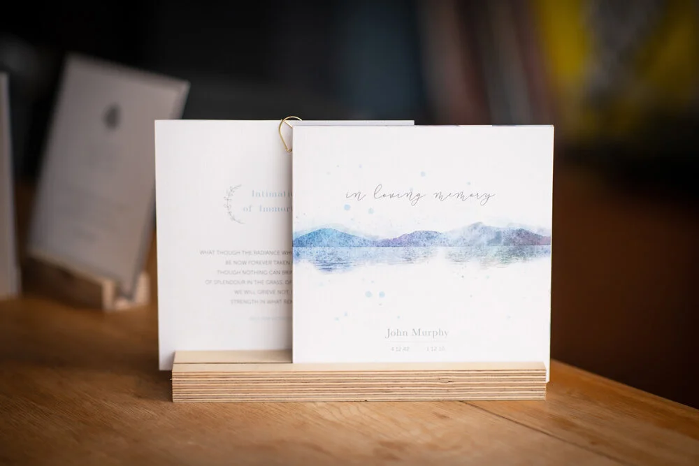 Luxury Memorial Cards Ireland by Remember Me - Poems for Memorial Cards