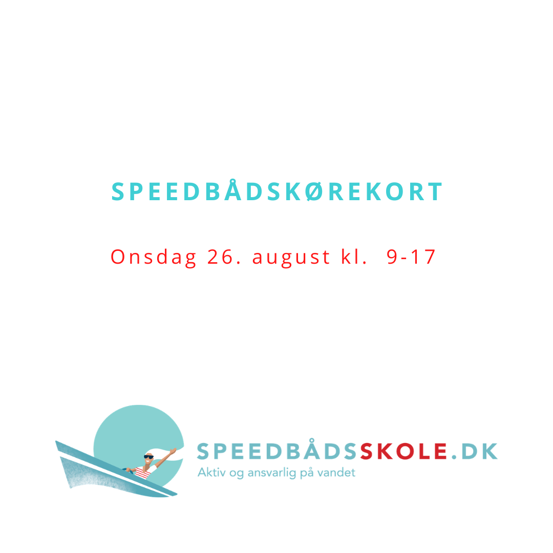 Speedbåds certifikat hold 26826