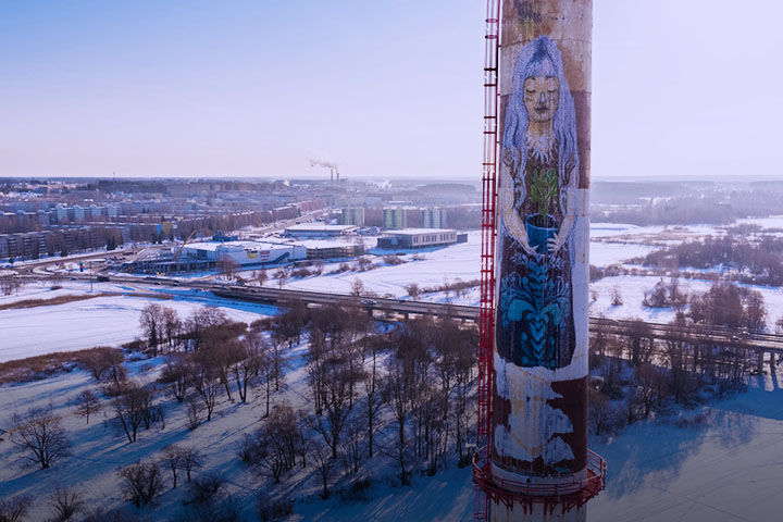 You scale art to new heights