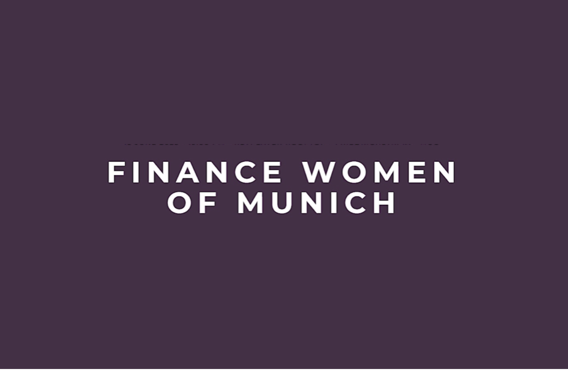 Speech at the after-work networking event for the Finance Women of Munich | 06/2022