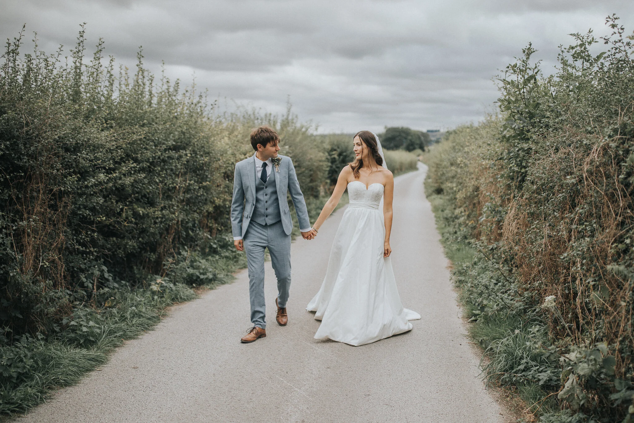 Bride and Groom UK Countryside Weddings Peak District