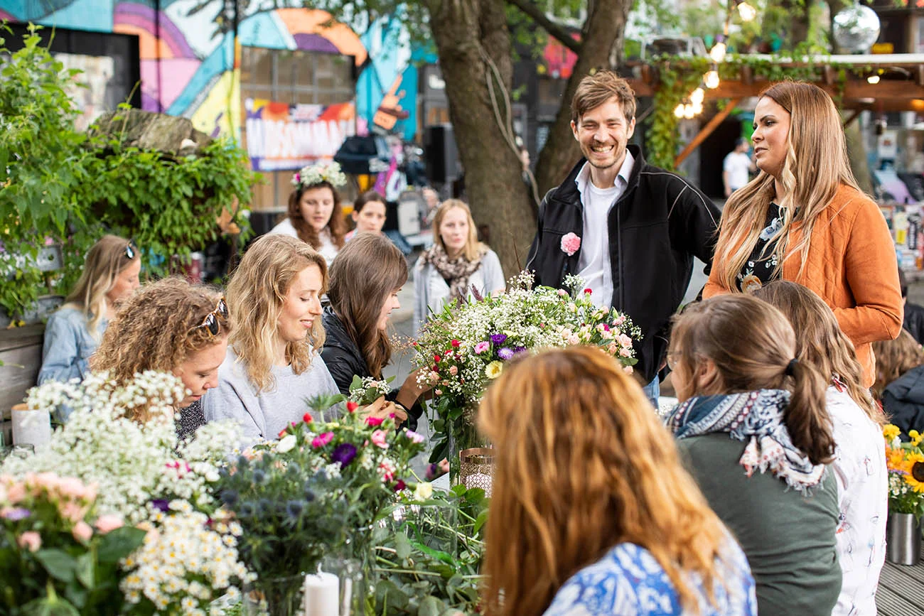 Midsommar Fest mit tollwasblumenmachen.de im Urban Spree