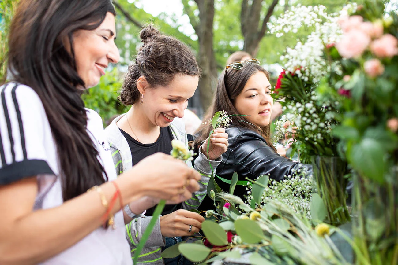 Midsommar Fest mit tollwasblumenmachen.de im Urban Spree