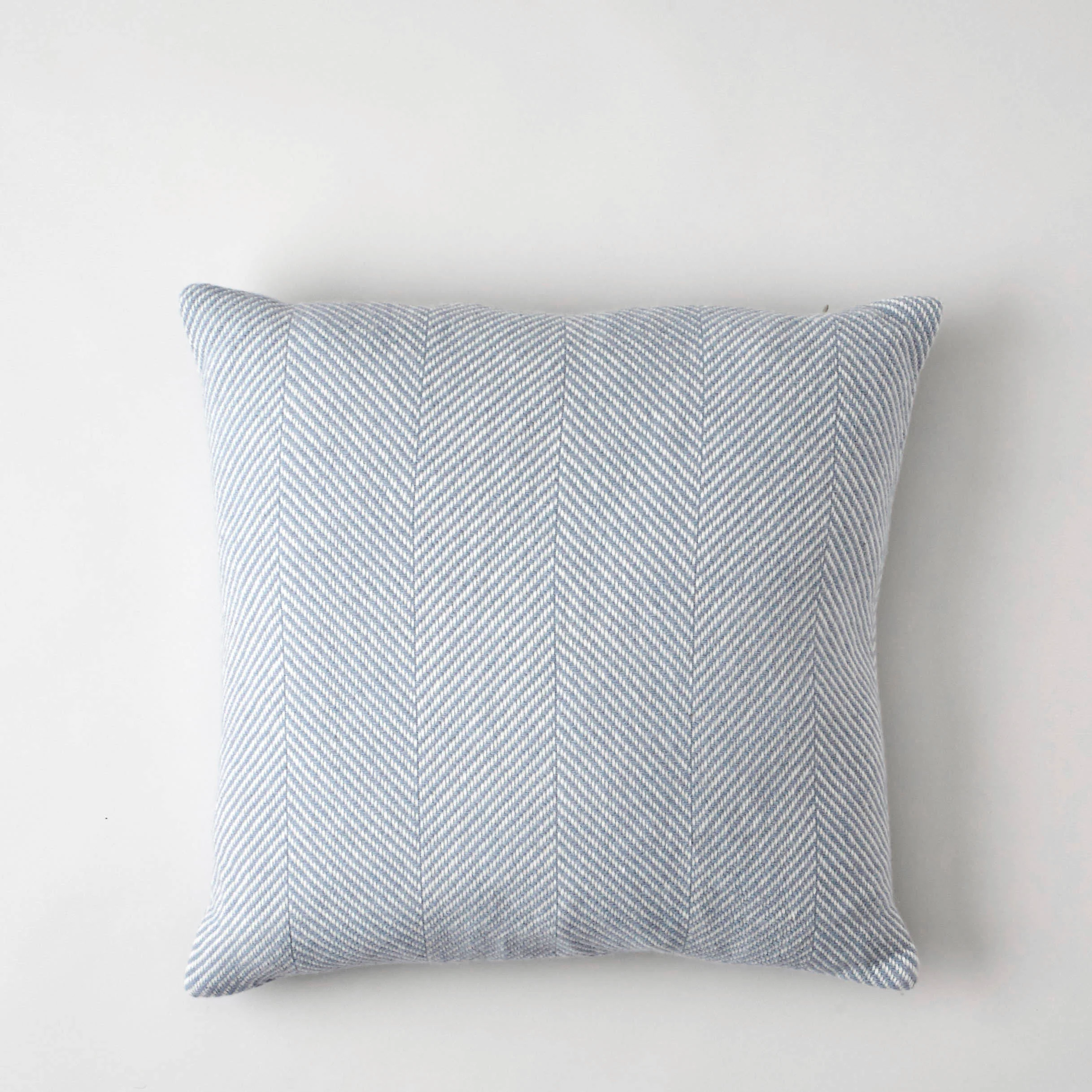 Sky Blue Herringbone Cushion