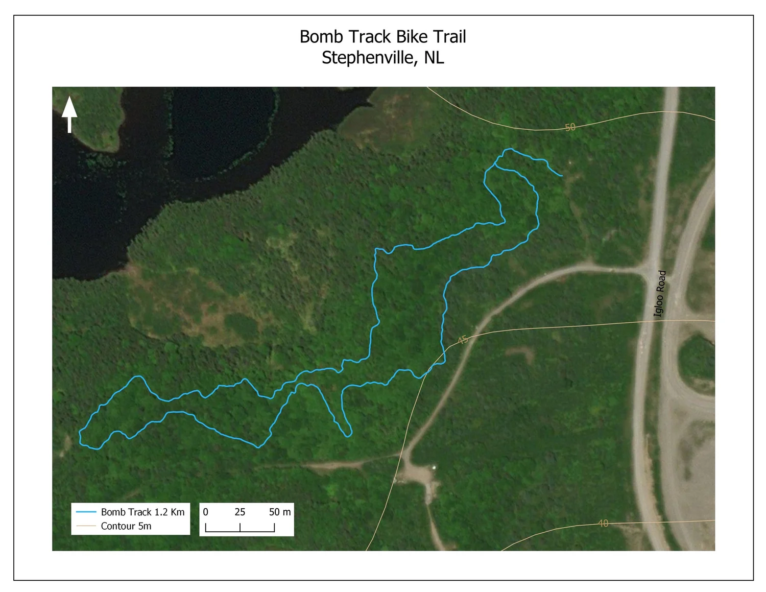 Map Of Stephenville Nl Trail Networks | Town Of Stephenville