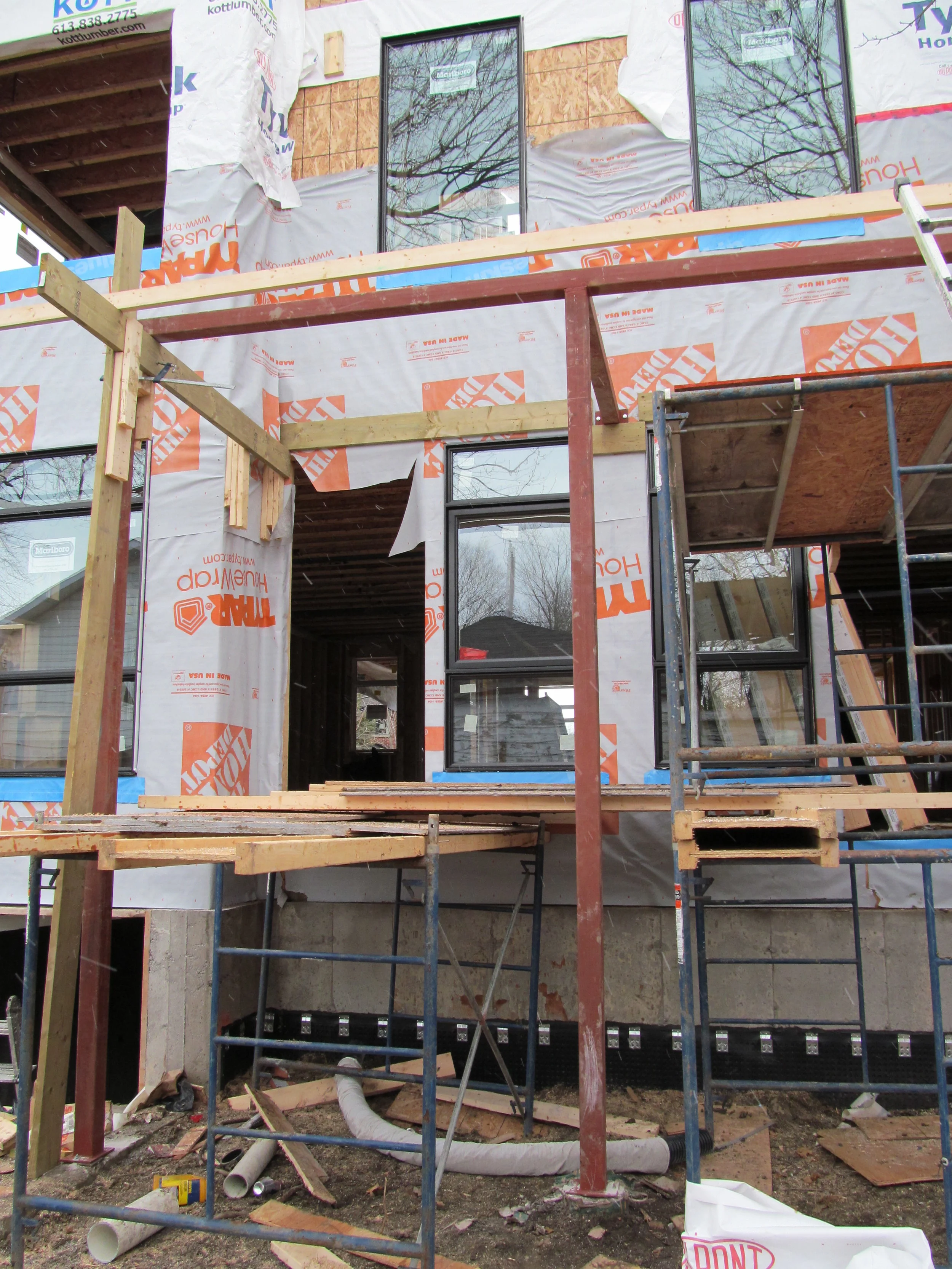 Custom design and fabricate steel canopy