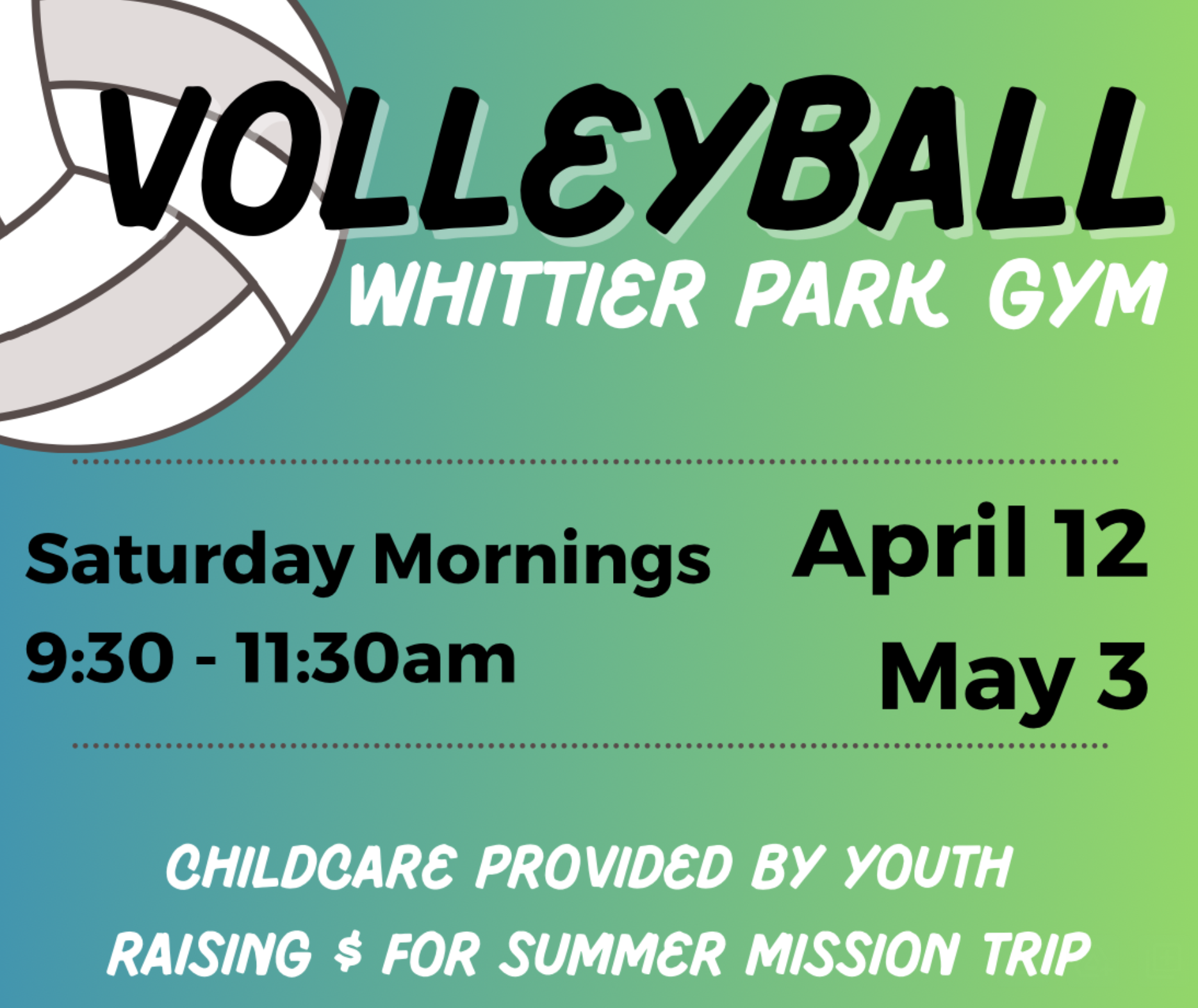 Volleyball with Childcare