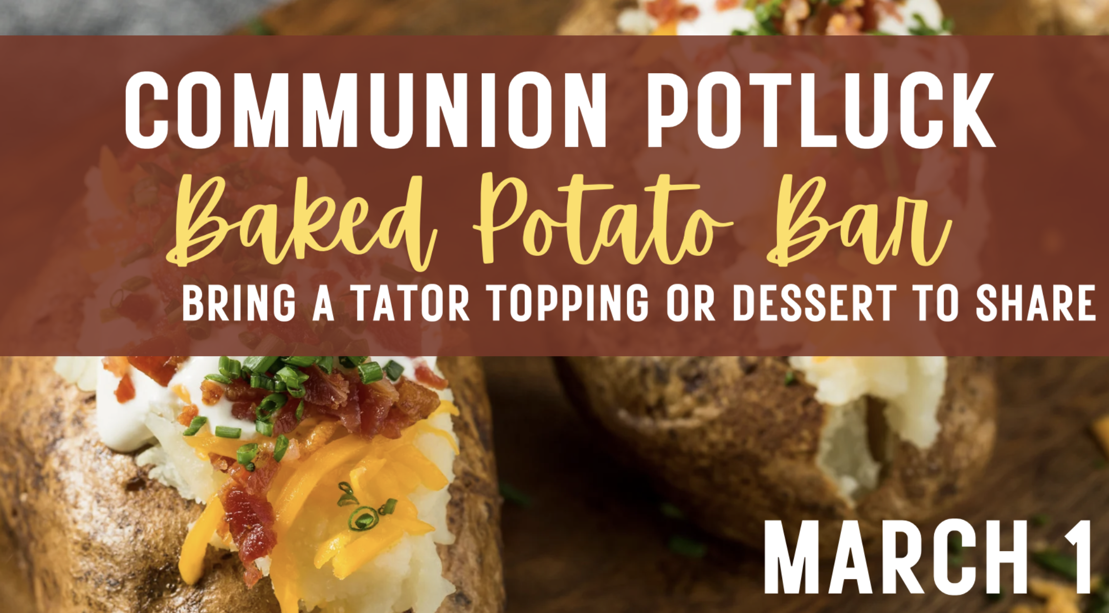 Communion Worship &amp; Potluck