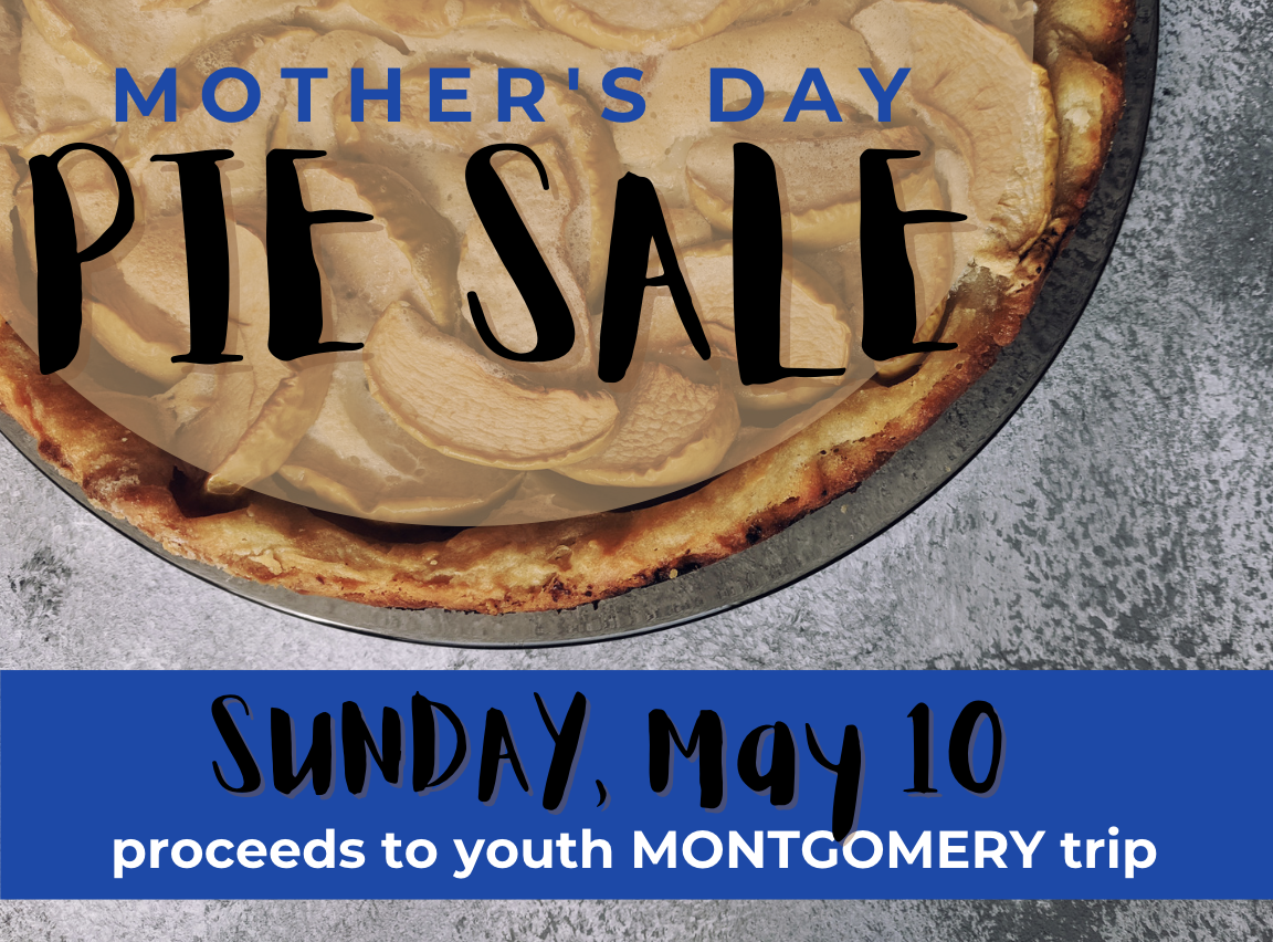 Mother's Day Pie Sale