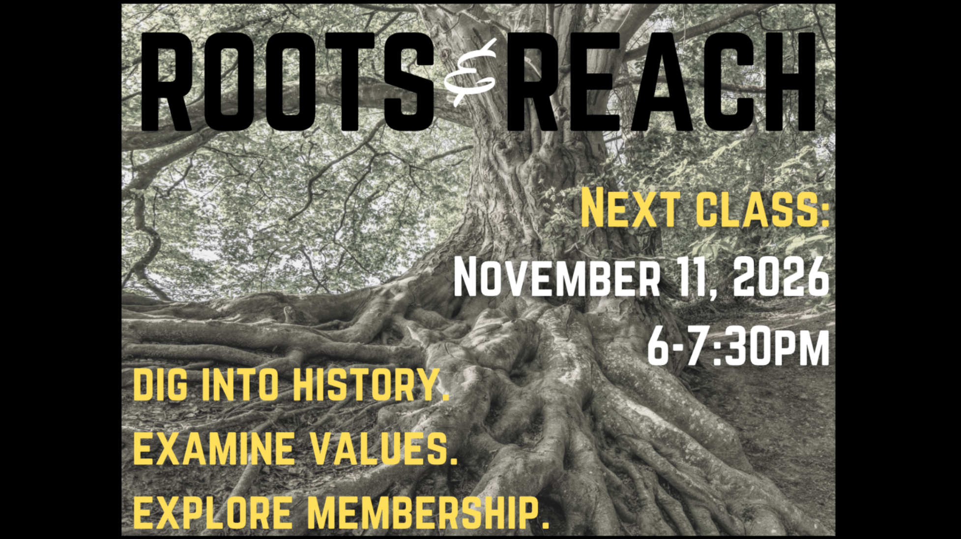 Roots &amp; Reach Membership Class