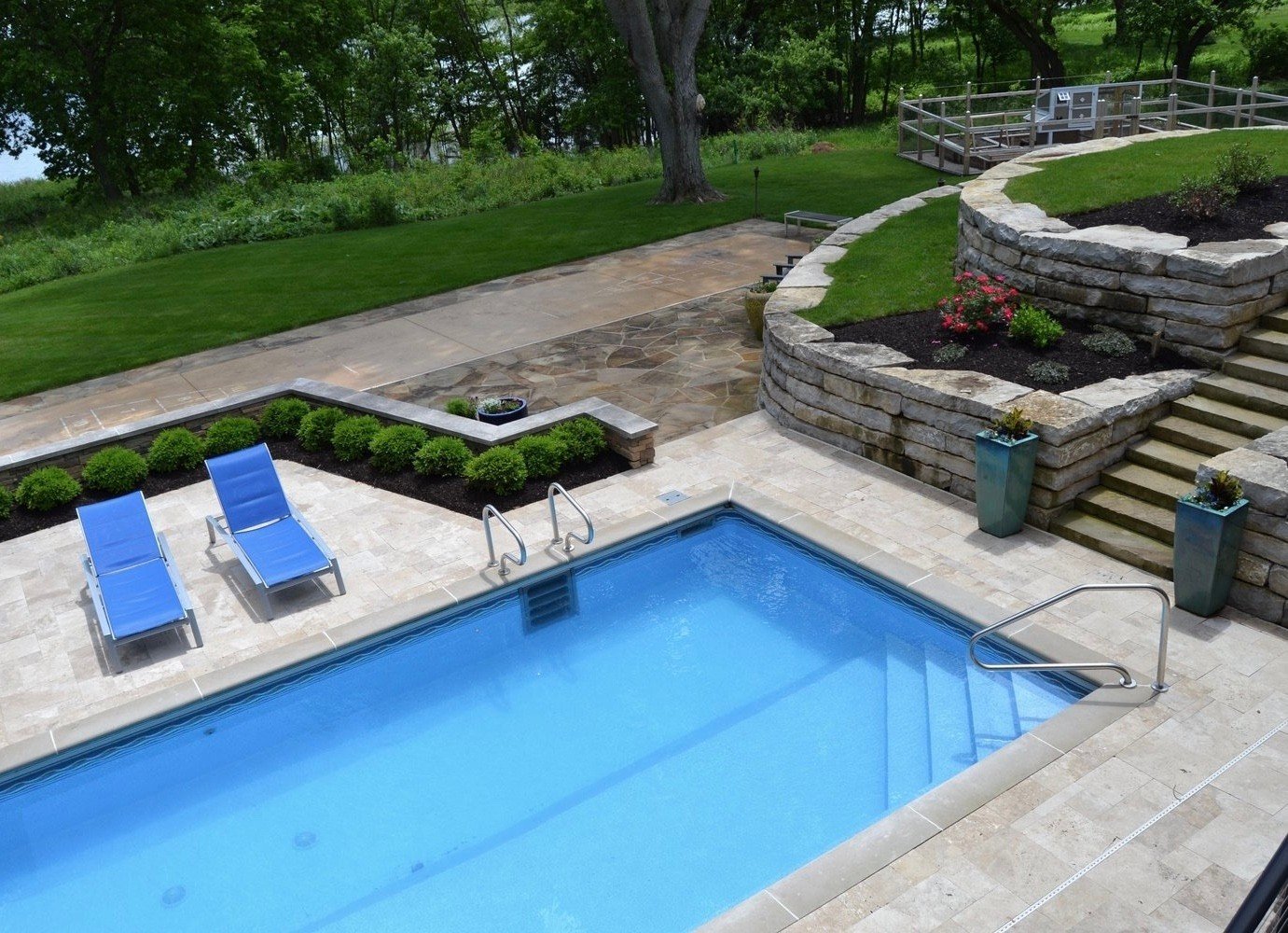 In a world of blue hues and green views, every moment feels like a staycation. Care to join us for a slice of backyard bliss?

#columbuslandscaping #backyardpools #dreambackyard #bestbackyard #columbusluxury #columbushomes #cbushomes #columbuslife