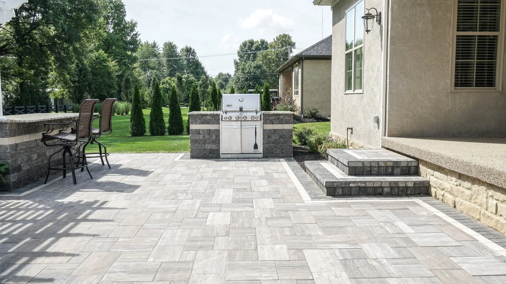 Paver Patio Columbus Ohio Ciminello’s Landscaping — Landscape Design