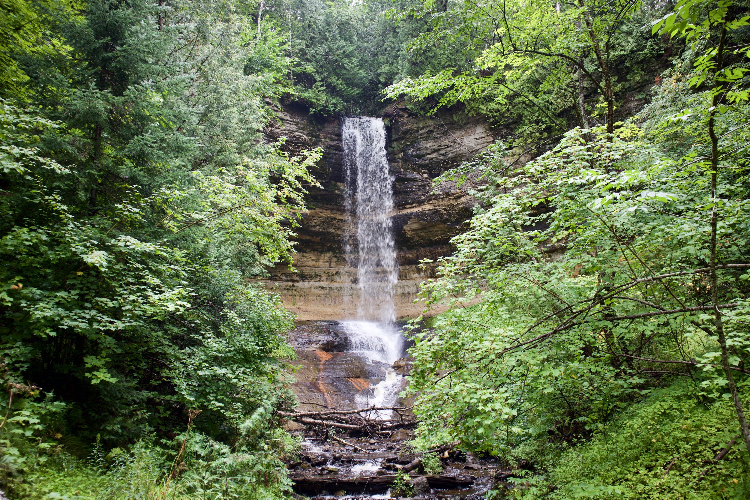 Munising Falls is just a couple of miles from town.