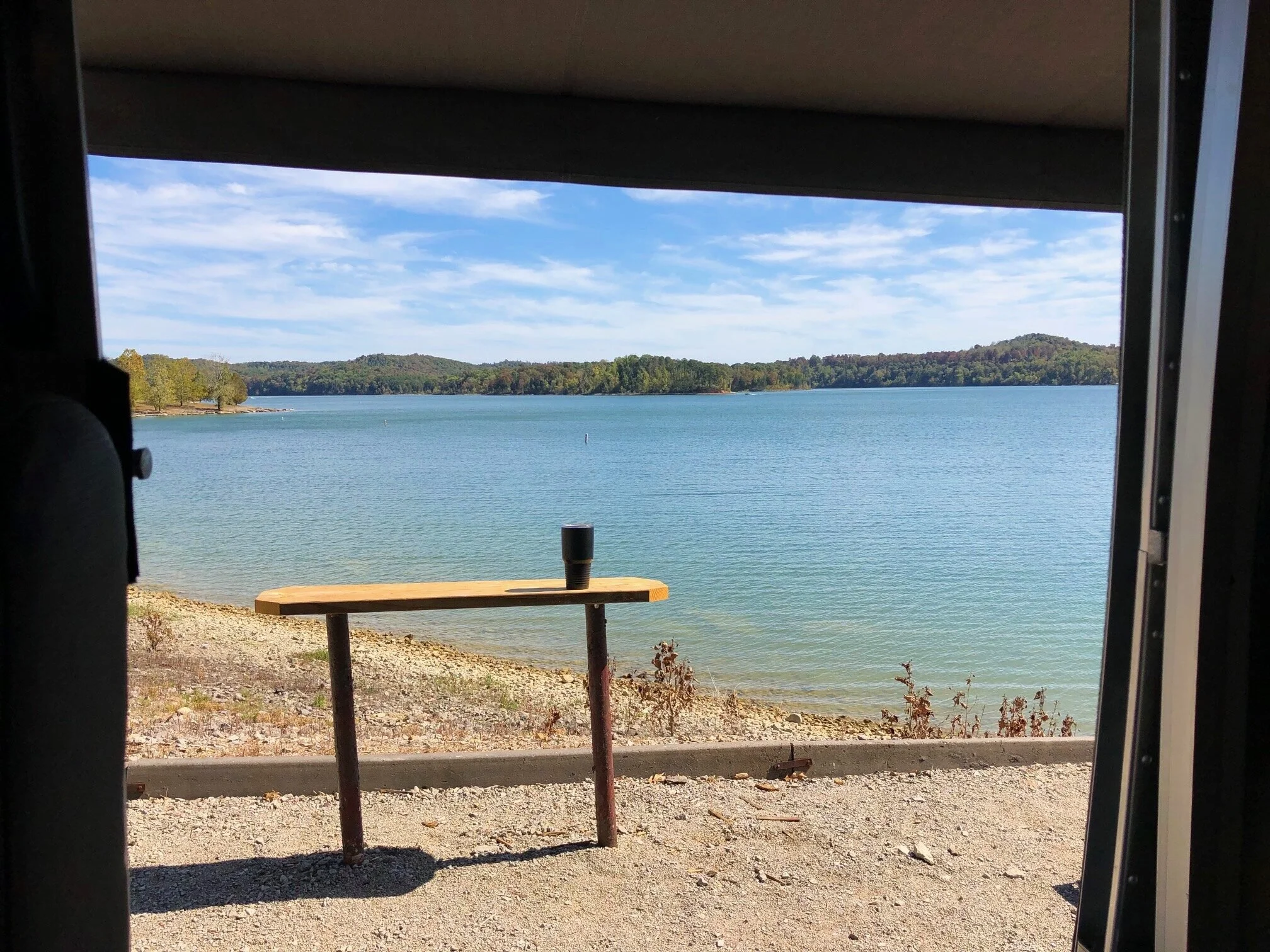 The view from our door.