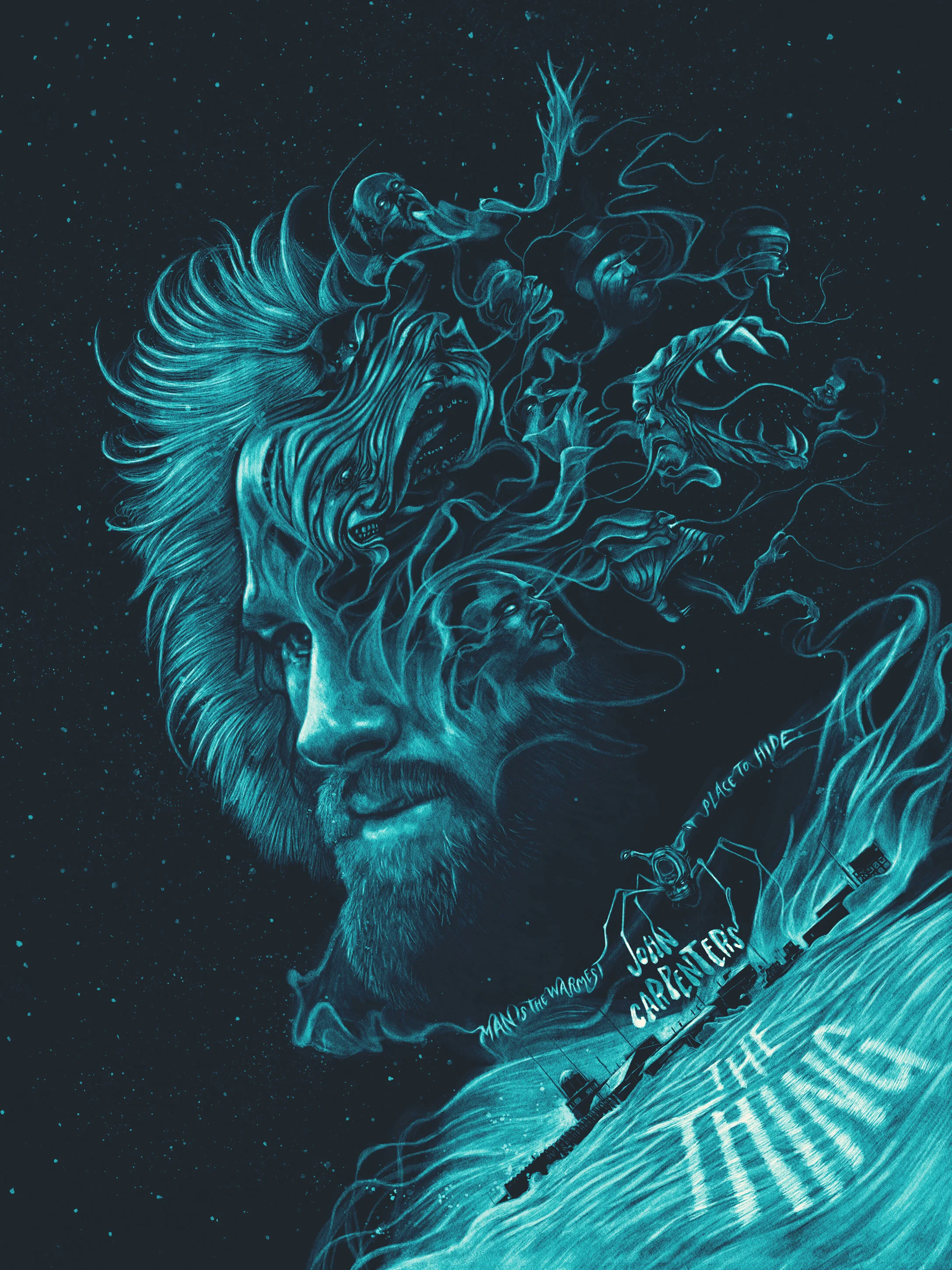 peter strain typographic art