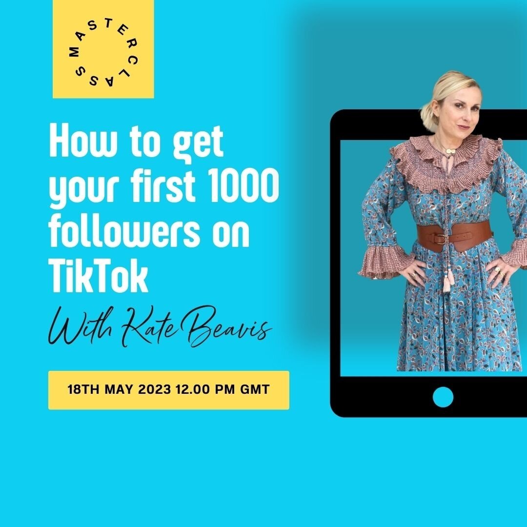 📣 NEXT MASTERCLASS - MAY 18TH 📣⁠
⁠
⁠
For a while, I was just playing with TikTok - using it to promote my business but with no real strategy.⁠
⁠
I then created a video on menopause on International Women&rsquo;s Day and it went viral. It has had ov