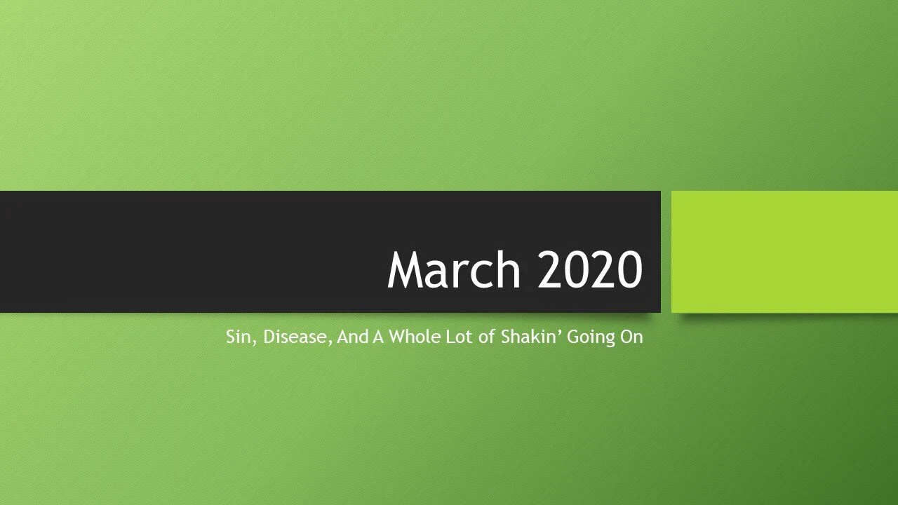 Sin, Disease, And A Whole Lot Of Shakin' Going On