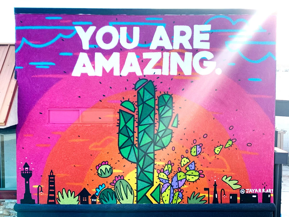 YOU ARE AMAZING Mural Launches in Downtown