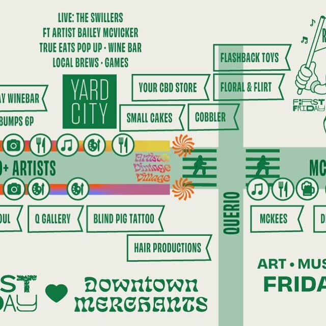 ✨TONIGHT // FIRST FRIDAY // APRIL 5TH // 6-9PM✨
♻️Reduce, Reuse, &amp; ROCK🤘🏼

🎸&nbsp;@theswillers&nbsp;@ YardCity

🍻 Vintage Trailer with Local Brews, Cocktails, &amp; Wine Bar @ YardCity

🤤&nbsp;@trueeatsfoods&nbsp;slinging some delicious Empa