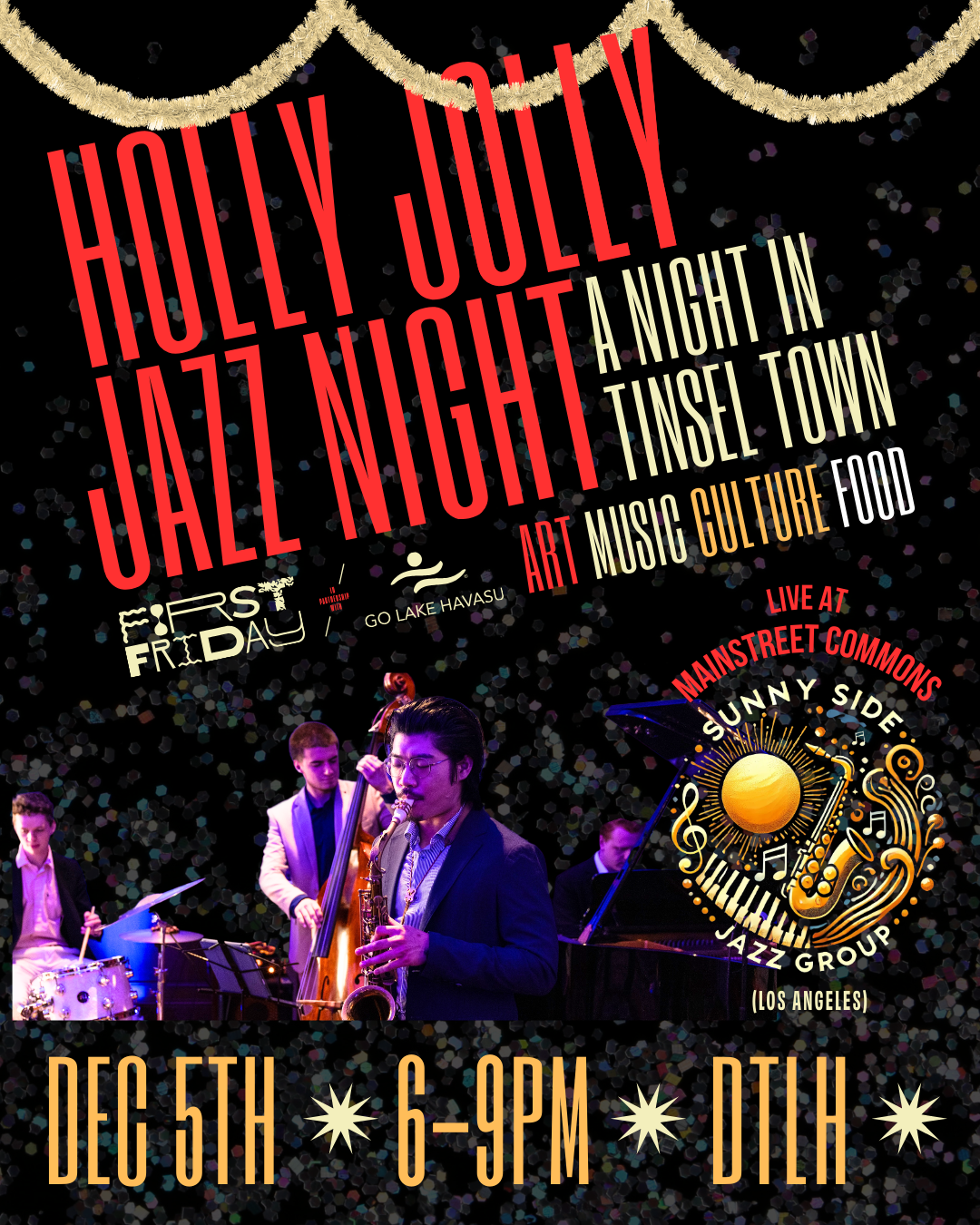 Dec 5 • Holly Jolly Jazz Night: A Night in Tinsel Town