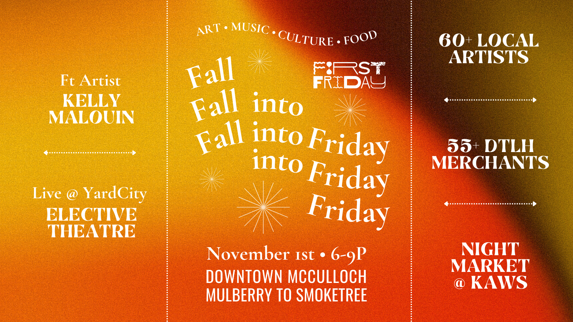 November 1st | Fall into Friday — First Friday Havasu