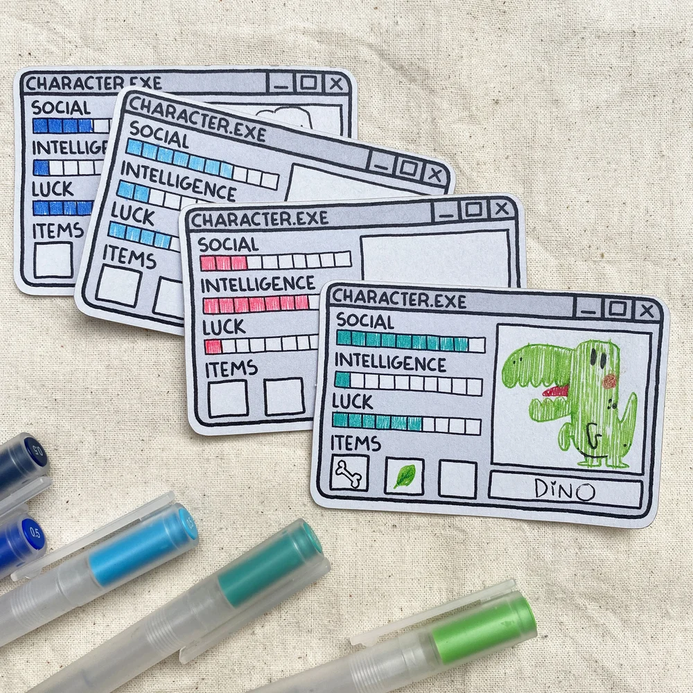 Character Exe Diy Sticker Kasey Golden