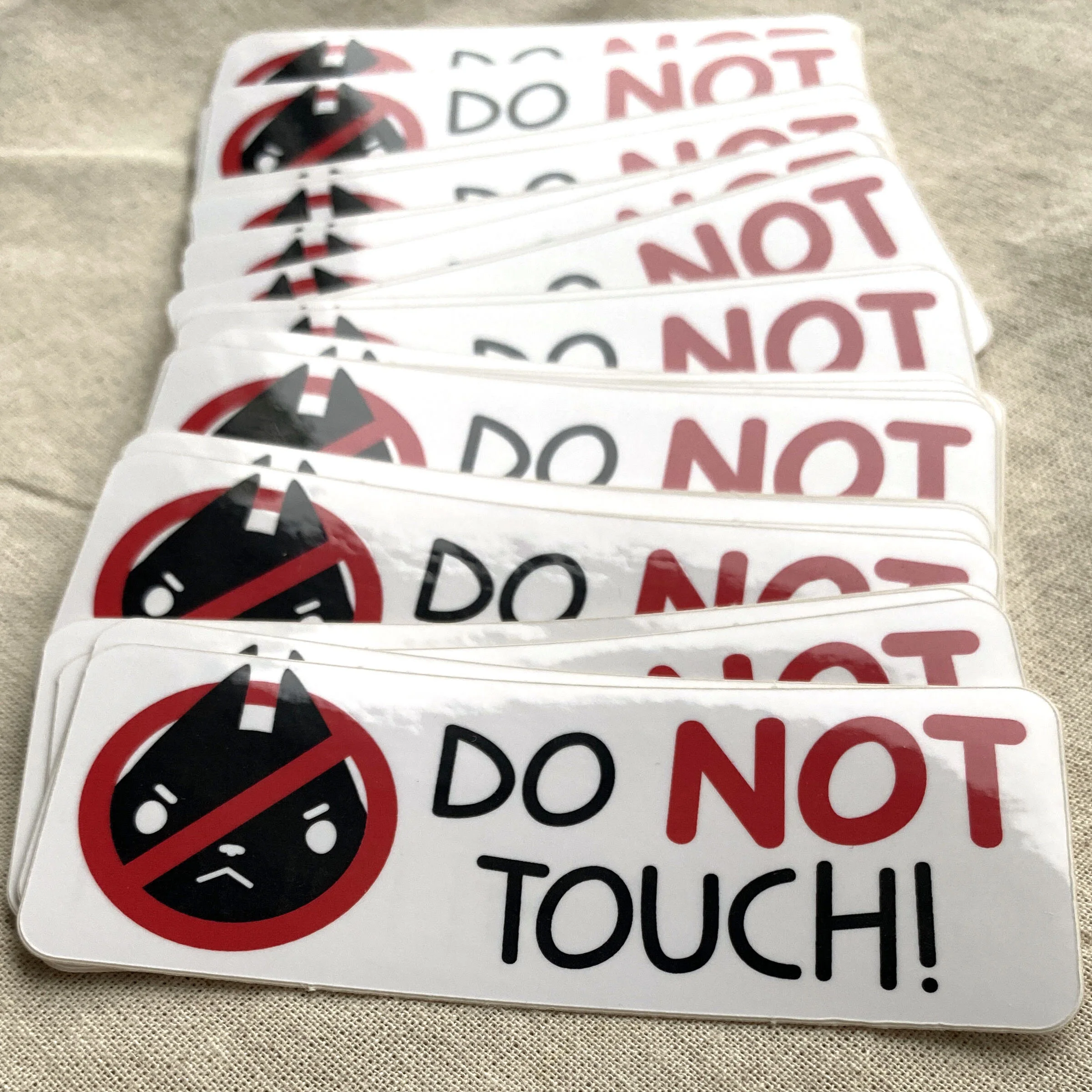 DO NOT TOUCH - Sticker — Kasey Golden