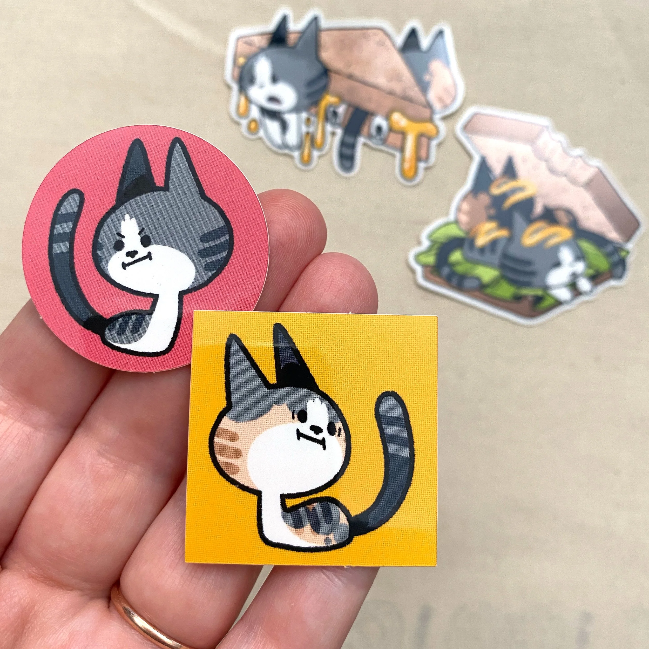 Ham and Cheese - Sticker Set — Kasey Golden