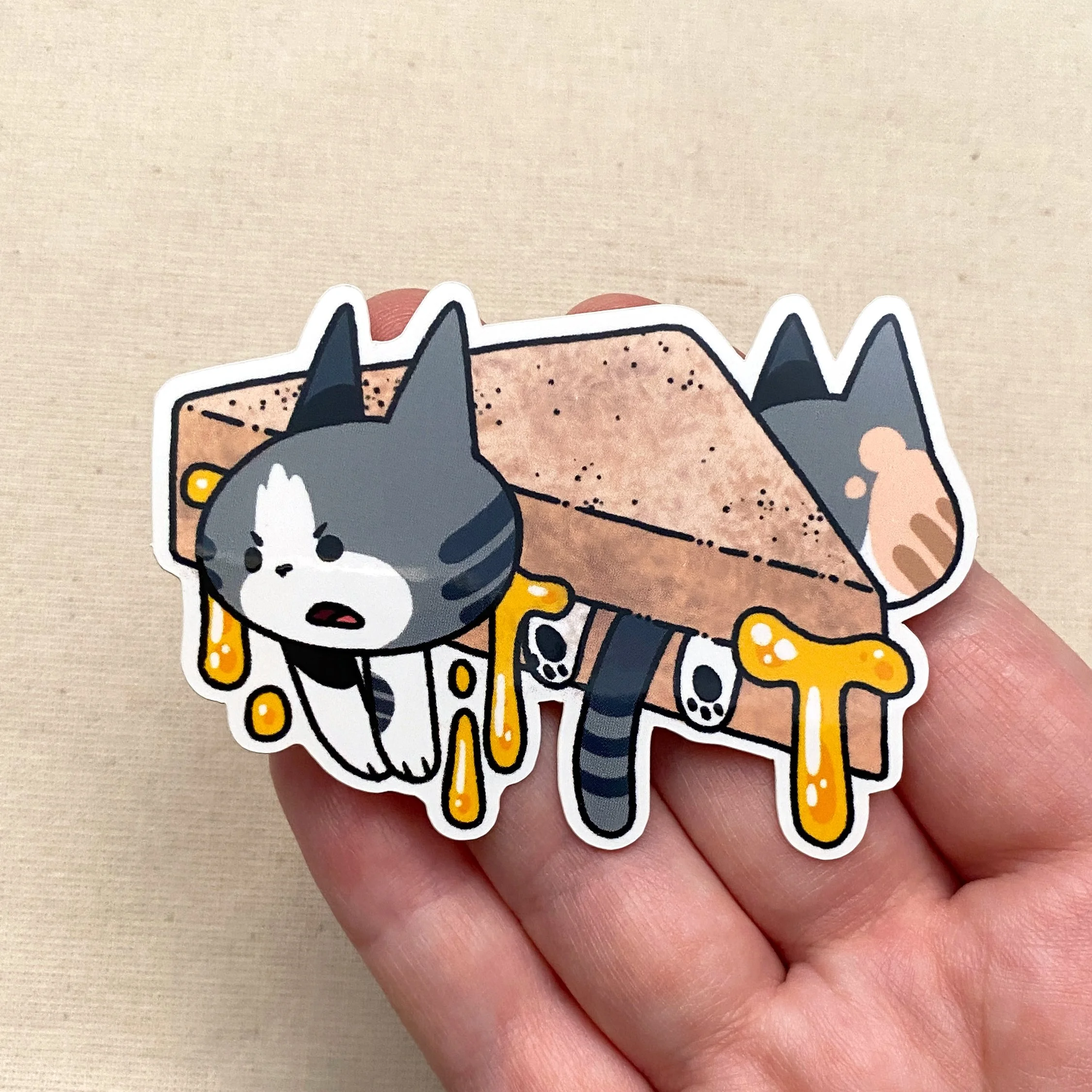 Ham and Cheese - Sticker Set — Kasey Golden