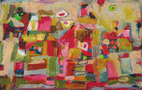 Composition en Fuchsia (SOLD)