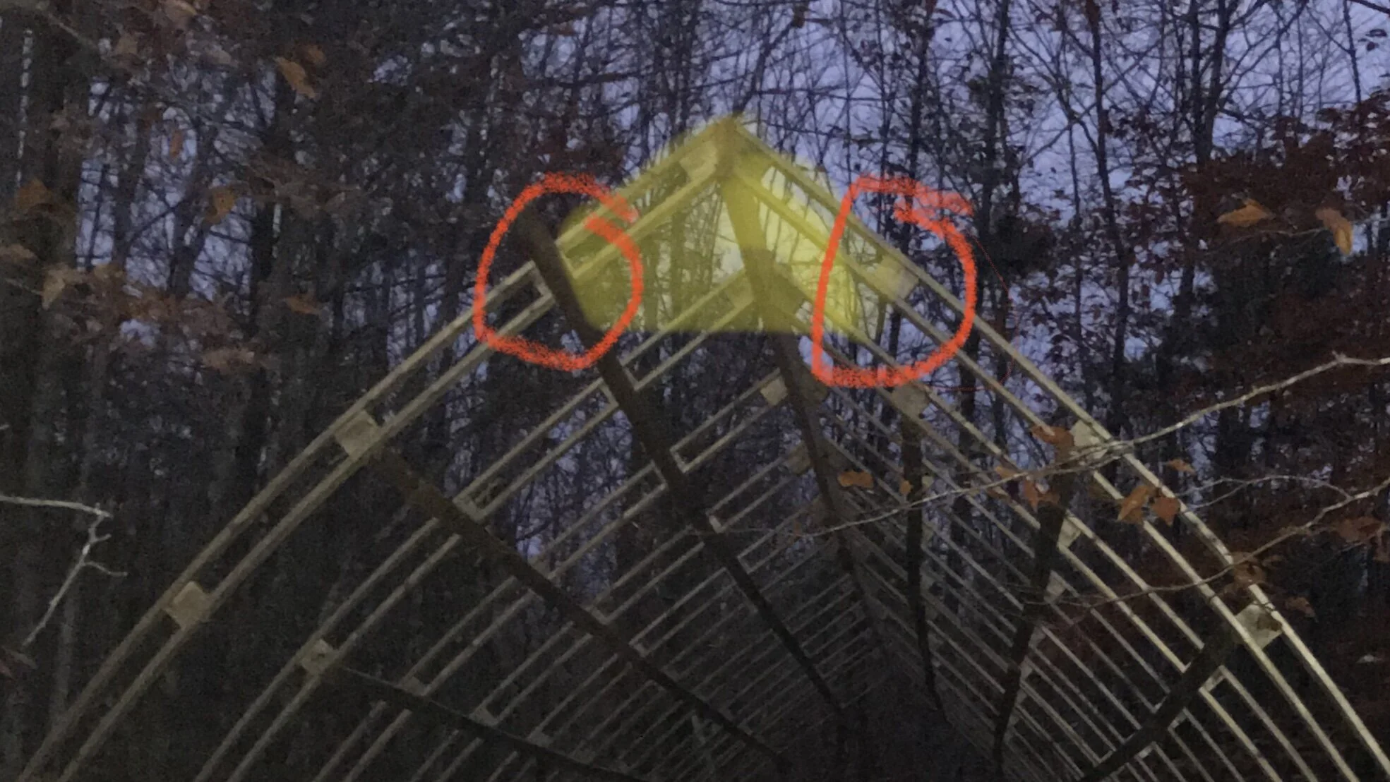 Winter Canoe Build 08: Collar ties