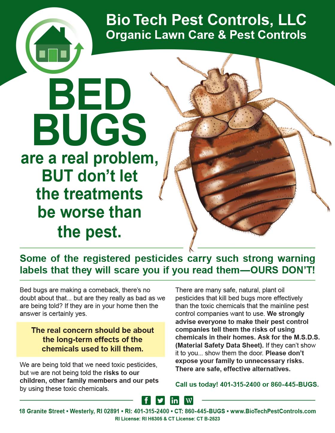 No Chemical Pest Control!, pest